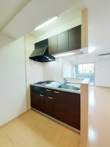 熊本市中央区国府１丁目の賃貸マンションのキッチン|きれいなキッチンです