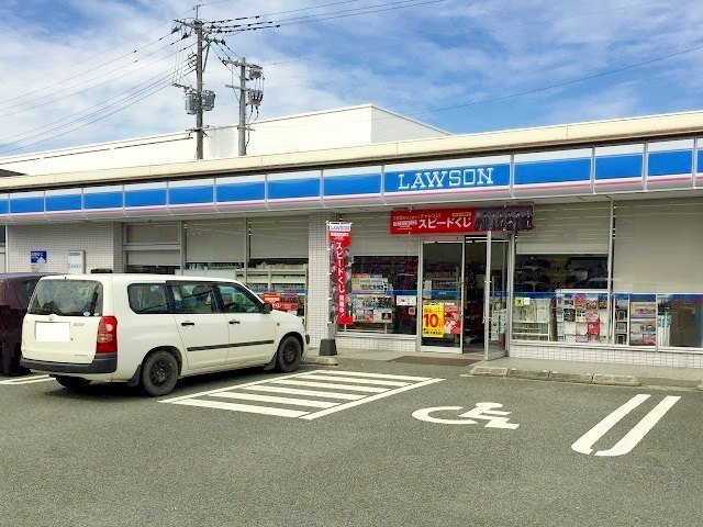 熊本市北区四方寄町のアパートの周辺|ローソン下硯川店まで500m