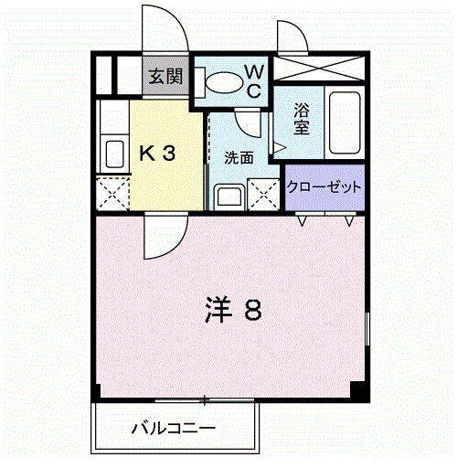 アウロ－ラ０２Ｊの間取り