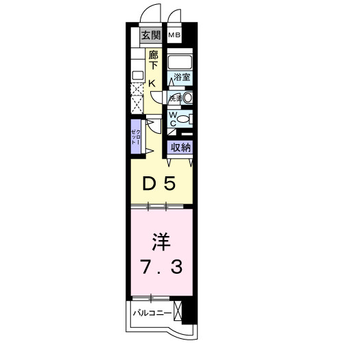 メゾンソレイユの間取り