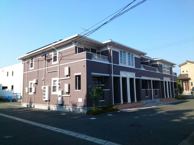 菊池郡菊陽町花立１丁目のアパートの外観|落ち着いた雰囲気の外観です
