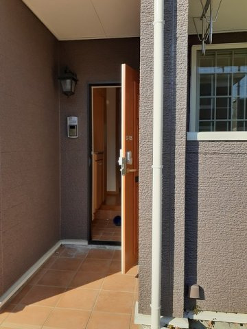 菊池郡菊陽町花立１丁目のアパートのエントランス|落ち着いたエントランスです