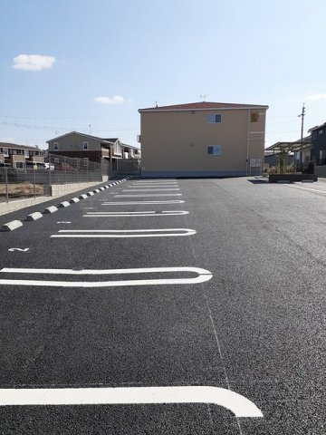 熊本市北区楡木３丁目のアパートの駐車場|駐車場があります