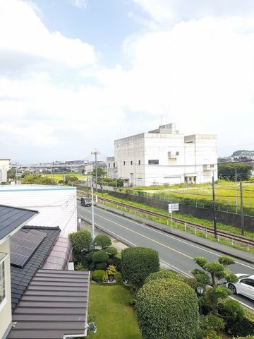 合志市須屋のアパートの展望
