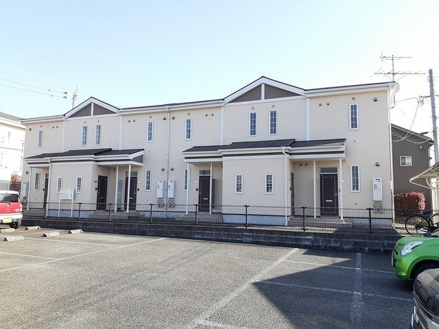 熊本市北区清水亀井町のアパートの外観|きれいな外観です