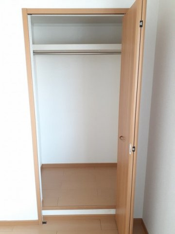熊本市北区鶴羽田４丁目のアパートの収納|大きなスペースがあり、収納には困りません