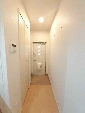 熊本市北区兎谷１丁目のアパートの玄関|シンプルで使いやすい玄関です