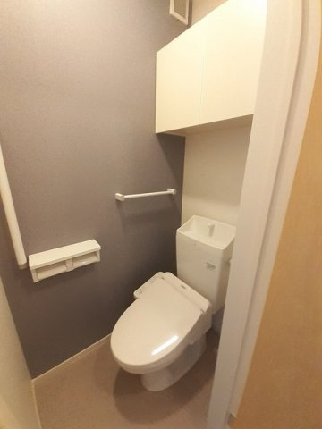 熊本市北区兎谷１丁目のアパートのトイレ|トイレです