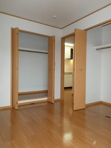 合志市須屋のアパートの収納|こまごまとしたものを収納できそうですね