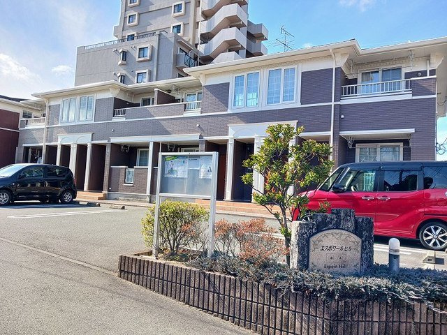 熊本市中央区渡鹿７丁目のアパートの外観|外観は落ち着いています