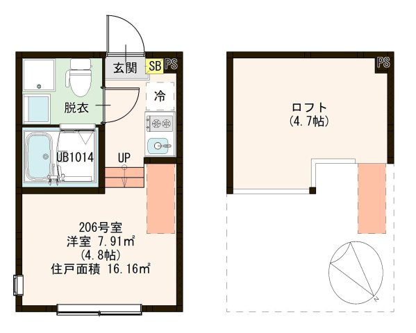 【間取り】 | ハーモニーテラス堀切Ⅳ