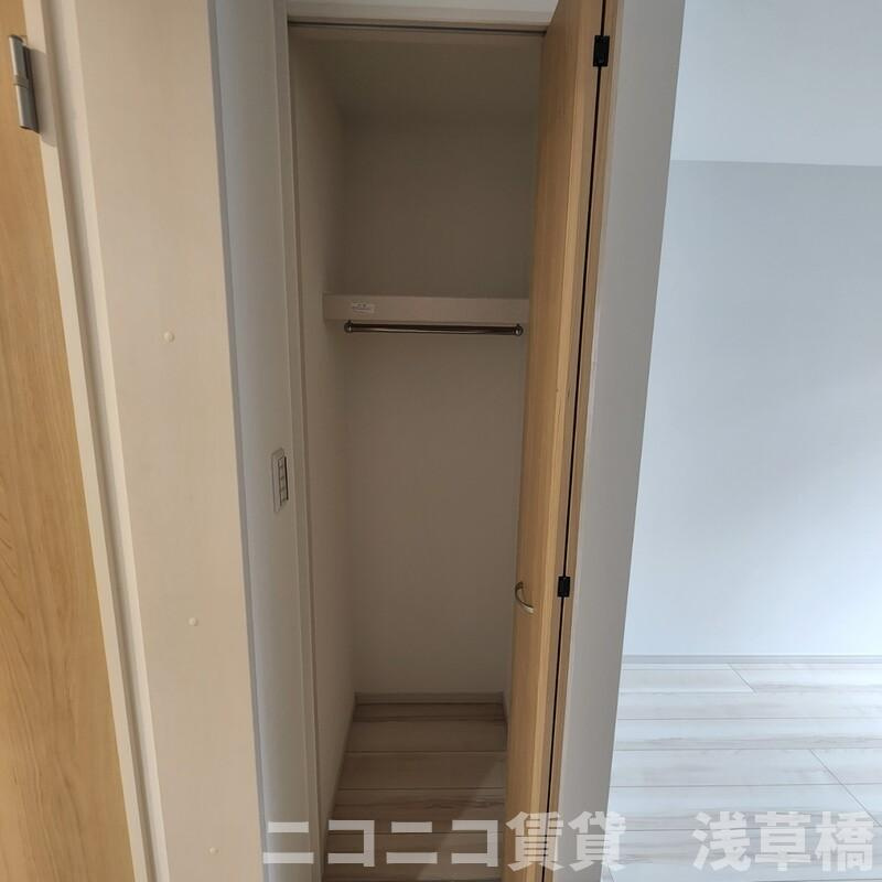 MELDIA堀切菖蒲園Ⅲの収納|別号室イメージの為、現状を優先致します。