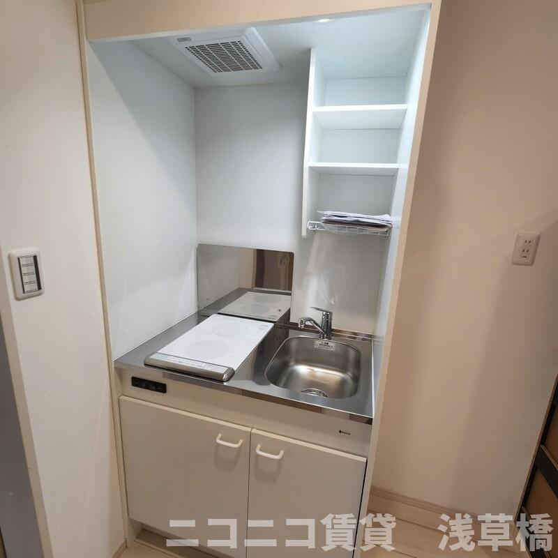 MELDIA堀切菖蒲園Ⅲのキッチン|別号室イメージの為、現状を優先致します。