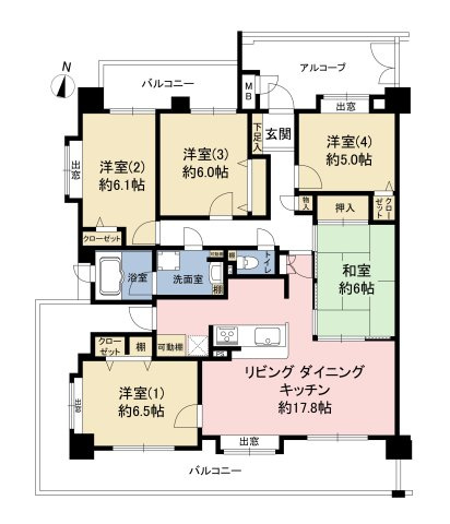 【間取り】 | ランドゥール久留米サウスステージ☆仲介手数料無料☆