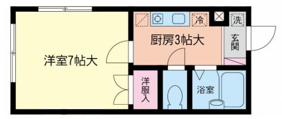 【間取り】 | バス・トイレ別です