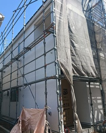 佐賀市木原　第6　2号棟の外観|建築中