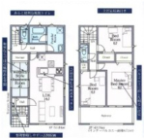 佐賀市木原　第6　2号棟の間取り|2号棟
