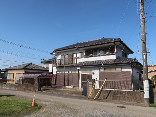 取手市青柳　売土地の前面道路含む現地写真