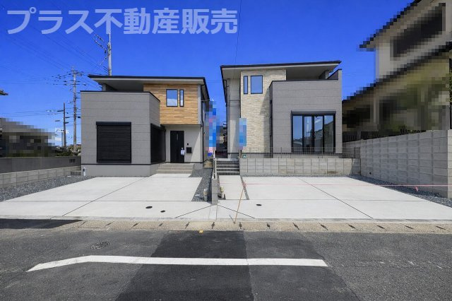【外観】 | 春日市白水ケ丘2丁目2期　1号棟（全2棟）【仲介手数料無料・0円】 | 現地写真。同じ物件を見るなら、プラス不動産販売にお任せ下さい。