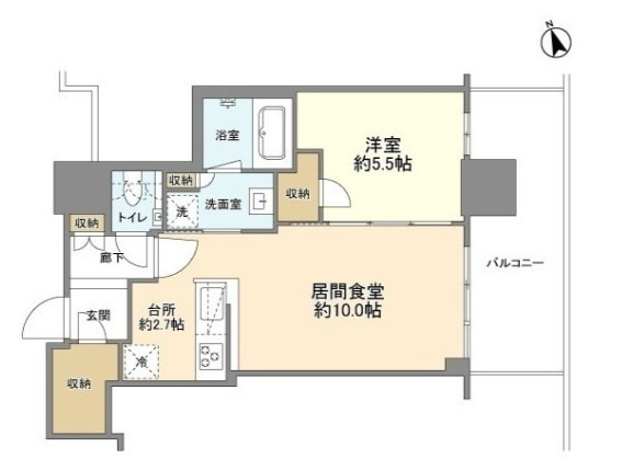 グランドシティタワー池袋の間取り