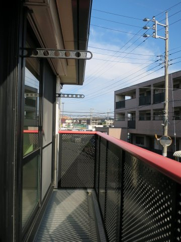 ベルテ伊藤D棟のバルコニー|広々としたバルコニー