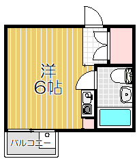 【間取り】 | サンハイツ洗足