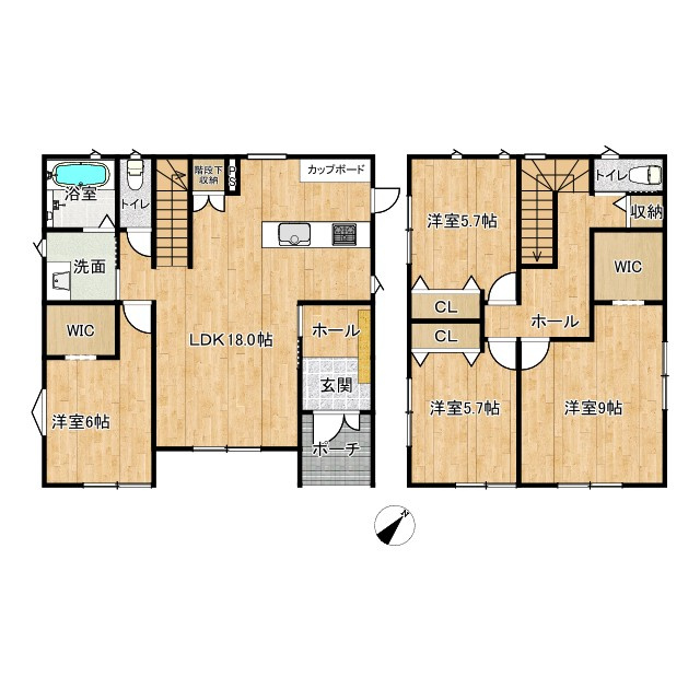 本宮市高木　タマホーム施工　中古戸建て