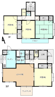 【間取り】 | 大網白里市細草　中古戸建 | 図面と現況に相違がある場合、現況を優先致します。