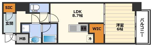 ヴェール同心の間取り