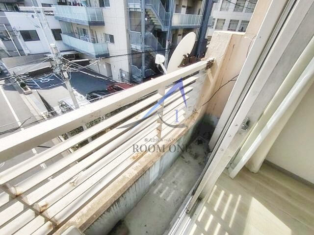 山上ロイヤルマンションのバルコニー|バルコニーです。