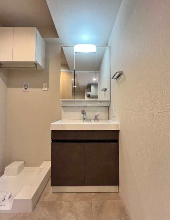 プレジールテアトル用賀　築浅　角部屋　眺望良好の洗面所