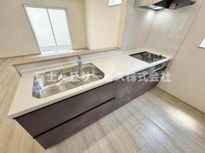 【キッチン】 | 藤枝市天王町1丁目 新築一戸建て A号棟 | 広々としていてお料理がしやすいキッチンです