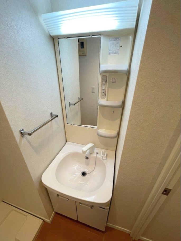 アクタス博多ステーションタワーの洗面所|シンプルで使いやすい洗面台です！