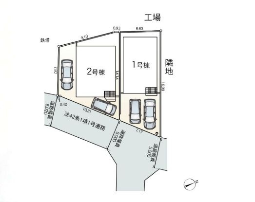 伊勢原市沼目2丁目新築戸建て　第27-1号棟の区画図|区画図「伊勢原市沼目2丁目新築戸建て」