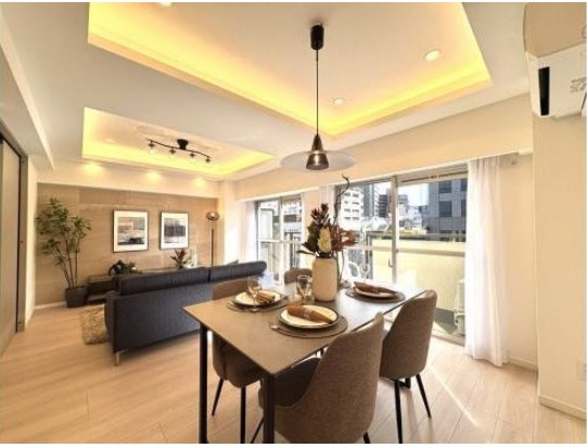 ★仲介手数料無料★朝日広尾マンション（新規リノベーション済み）のキッチン