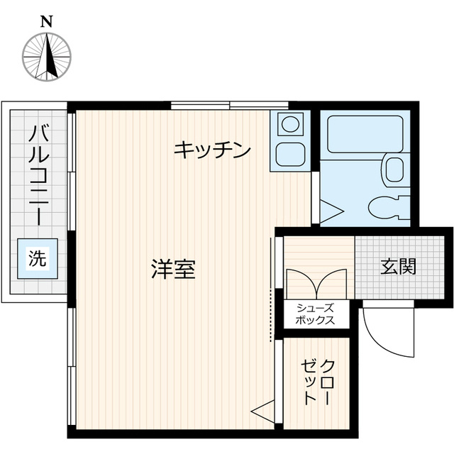 サヅカハイツの間取り