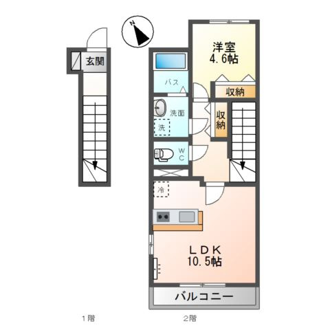 ボヌールの間取り