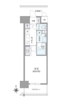 ＯＫＢアヴェニール菊井町の間取り