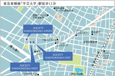 【地図】 | ソサエティ柿の木坂アネックス