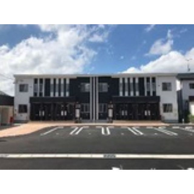 岐阜市黒野のアパートの駐車場