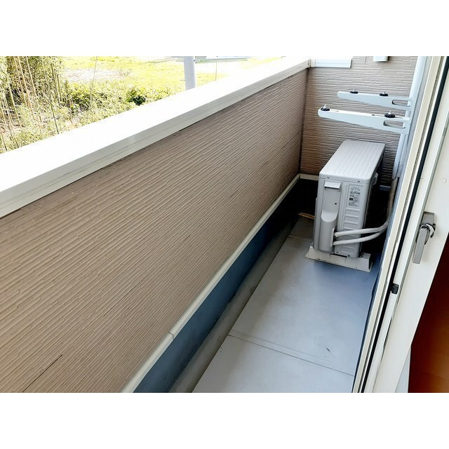 リヴァーアンジュ　Ｂのバルコニー