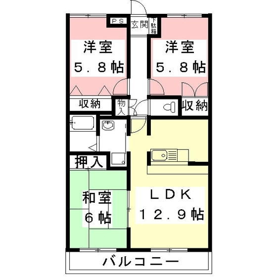 Ａｖｅｎｉｒの間取り