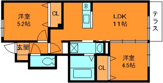 サンモールあさひの間取り