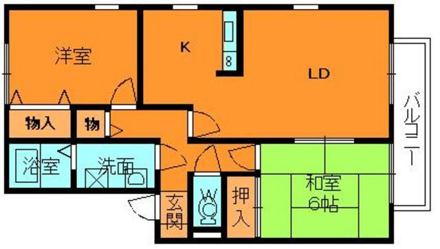 グリーンヴィレッジあいの間取り
