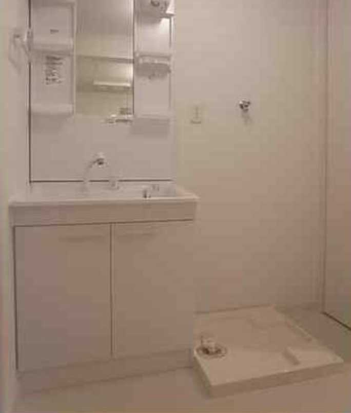 ワカタケ　敷金0　南向き　四方角部屋の洗面所