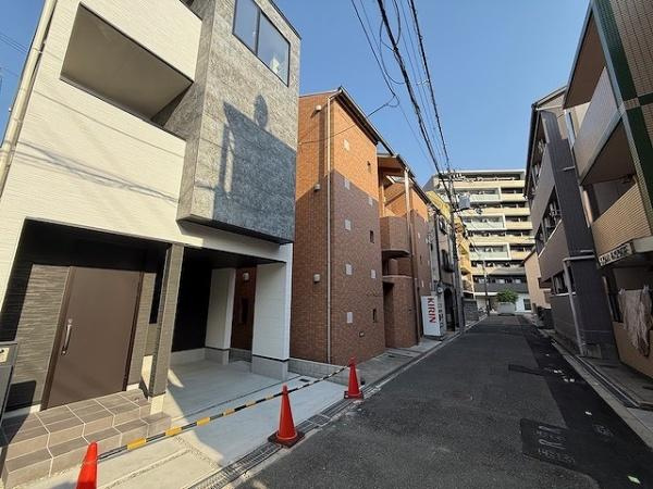 【前面道路含む現地写真】 | 大阪市東淀川区上新庄3丁目　新築戸建