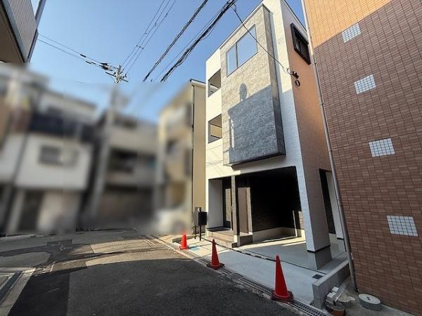 【前面道路含む現地写真】 | 大阪市東淀川区上新庄3丁目　新築戸建