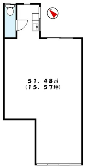 【間取り】 | 万能町(伊田ビル)(1F)