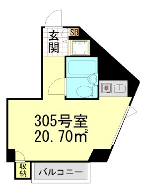 【間取り】 | 東白楽三和プラザⅡ