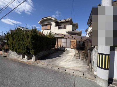【前面道路含む現地写真】 | 菖蒲が丘1丁目上物付土地